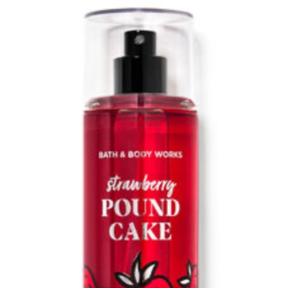 Bath & Body Works Strawberry Pound Cake Fine Fragrance Mist NWT 8 fl oz/236 ml - Picture 2 of 12